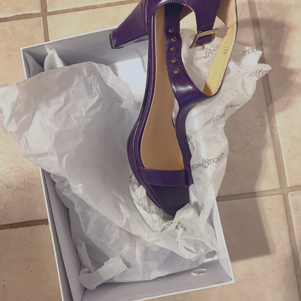 Purple heels.  Brand new never wore